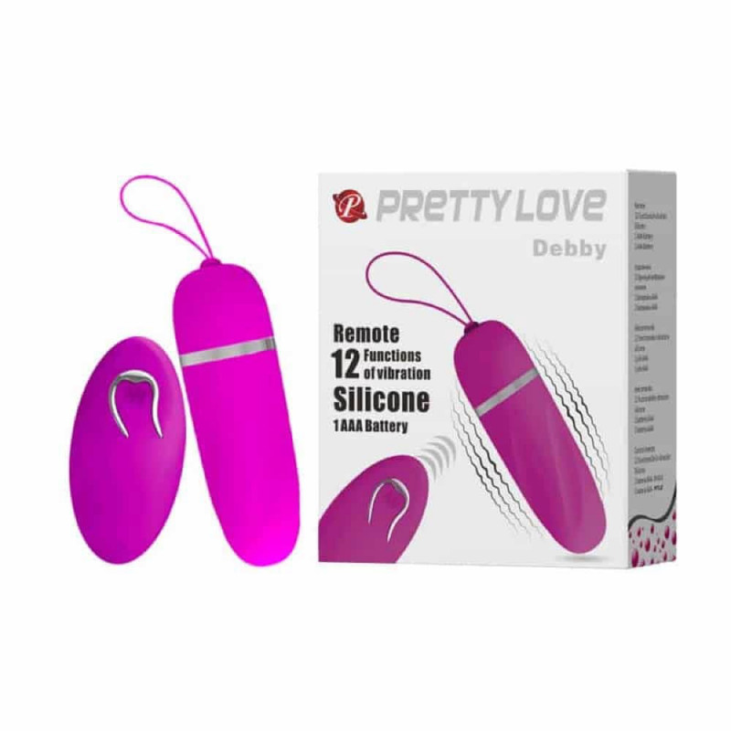 Pretty Love Debby vibro jaje sa daljinskim upravljačem DEBRA01036/ 6181